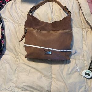 Elegant Brown Leather Hobo Bag